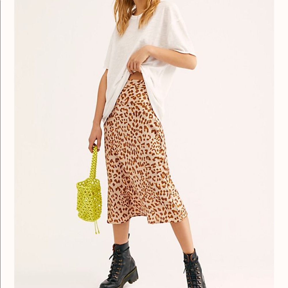 Free People | Normani Bias Printed Skirt